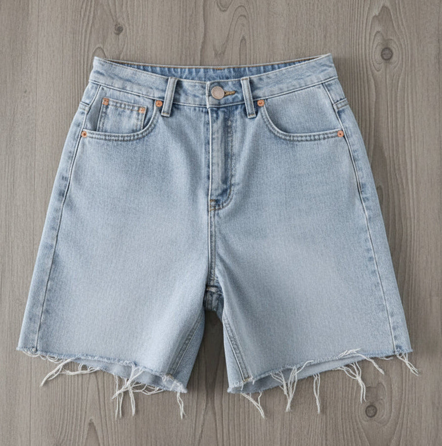 Loose Casual Women's Five-Point Denim Shorts
