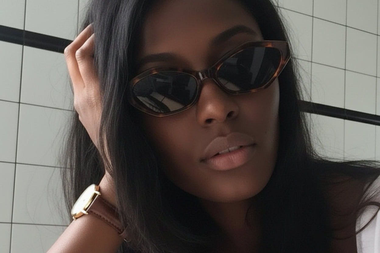 Luxury Oval-Rectangular Sunglasses