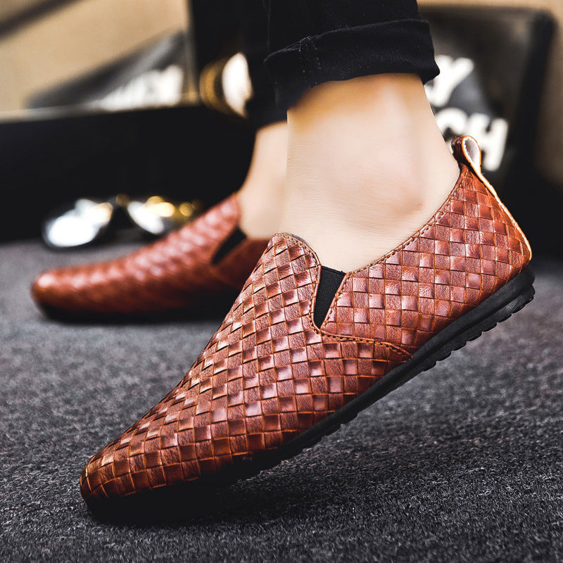 Men's Casual Slip-On Leather Loafers