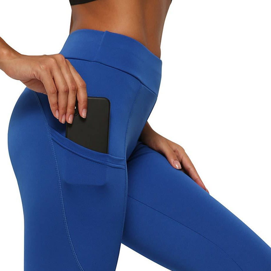 High Waist Leggings - Side Phone Pocket