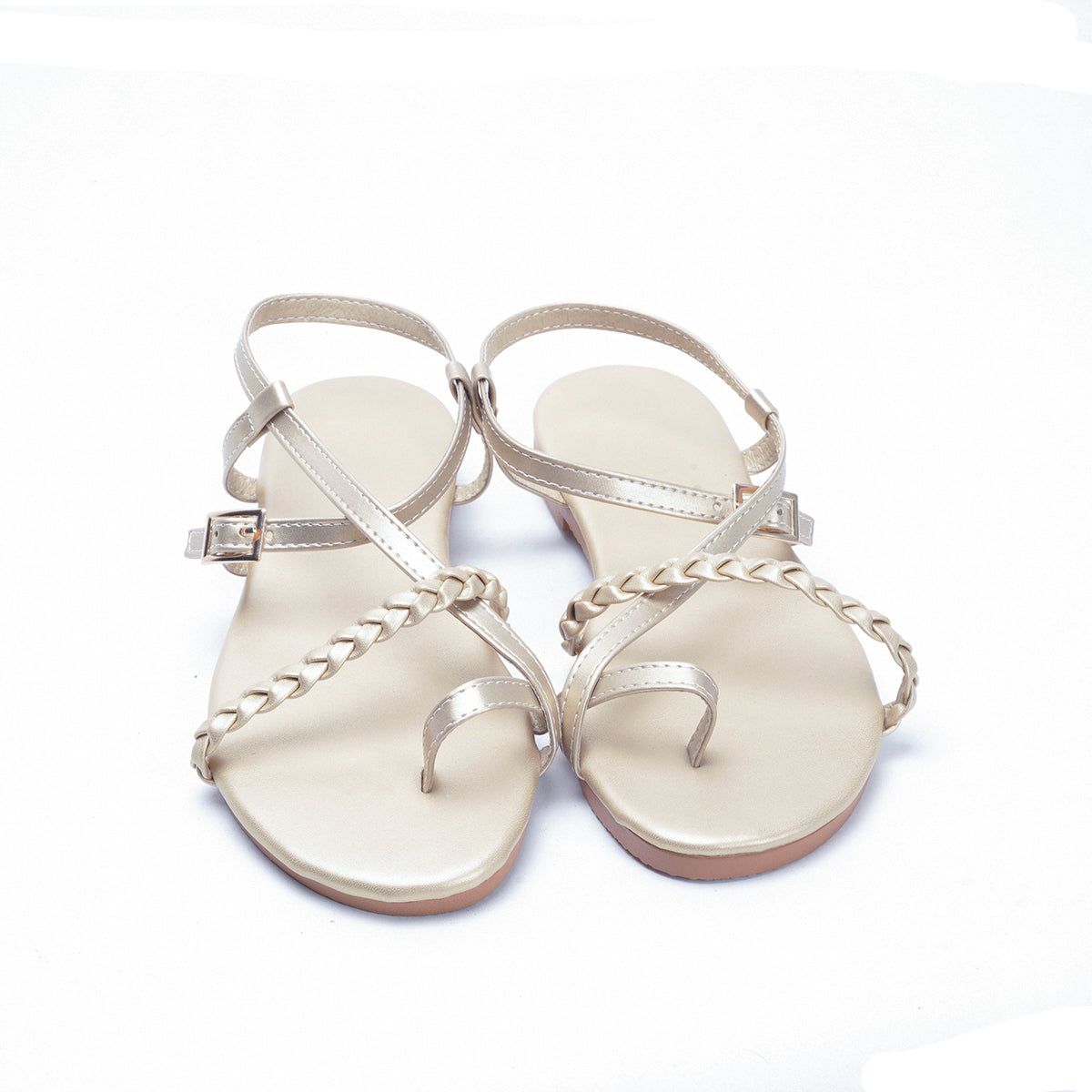 Women's Buckle Hollow Sandals