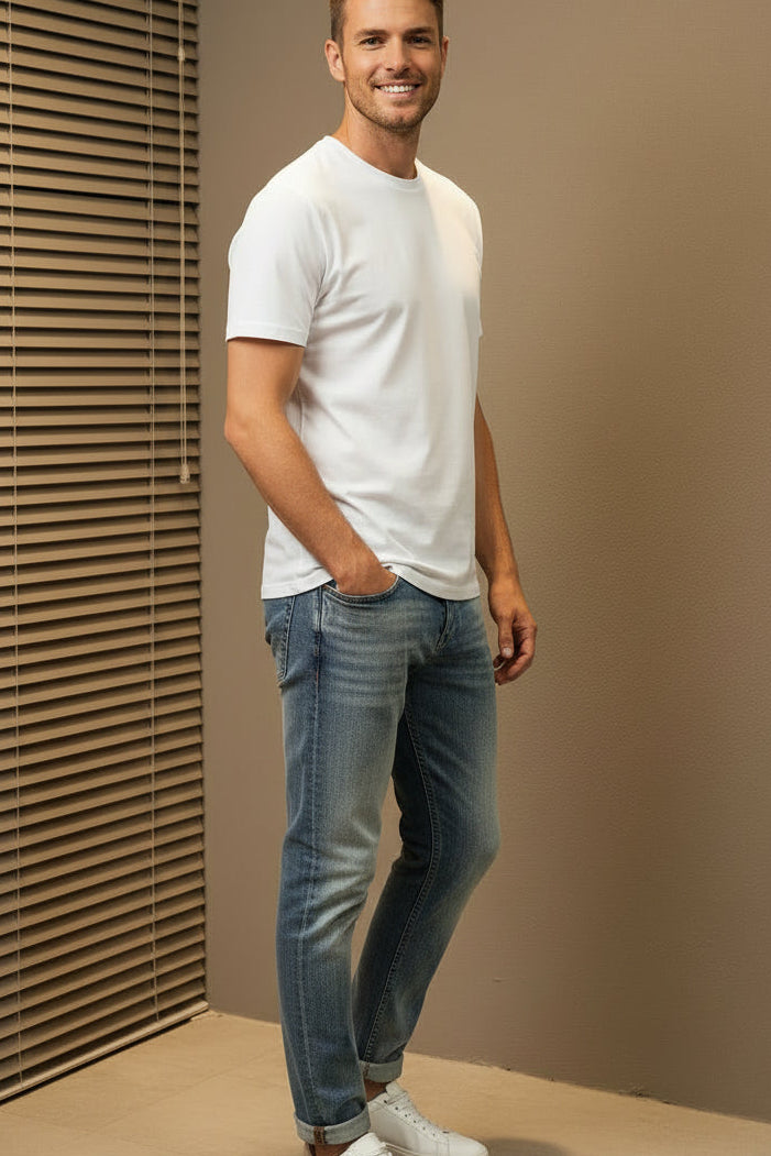 Men's Slim-Fit Denim Jeans