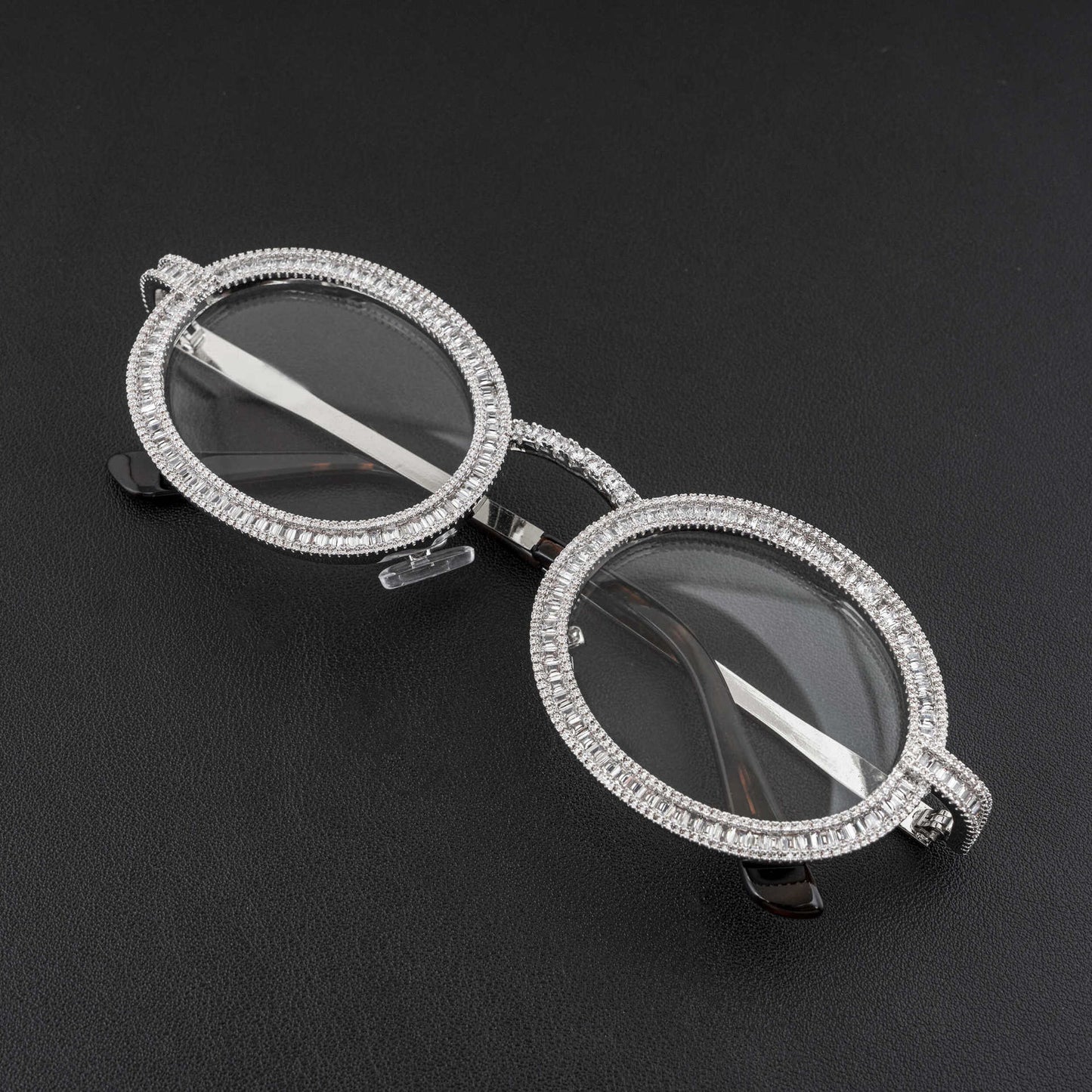 Trendy High-End Metal Diamond-Studded Sunglasses