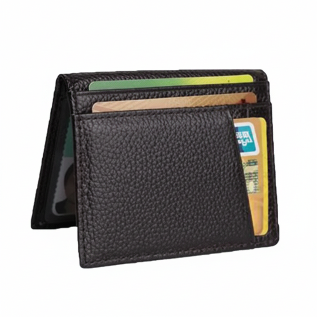 Slim Leather Credit Card Wallet