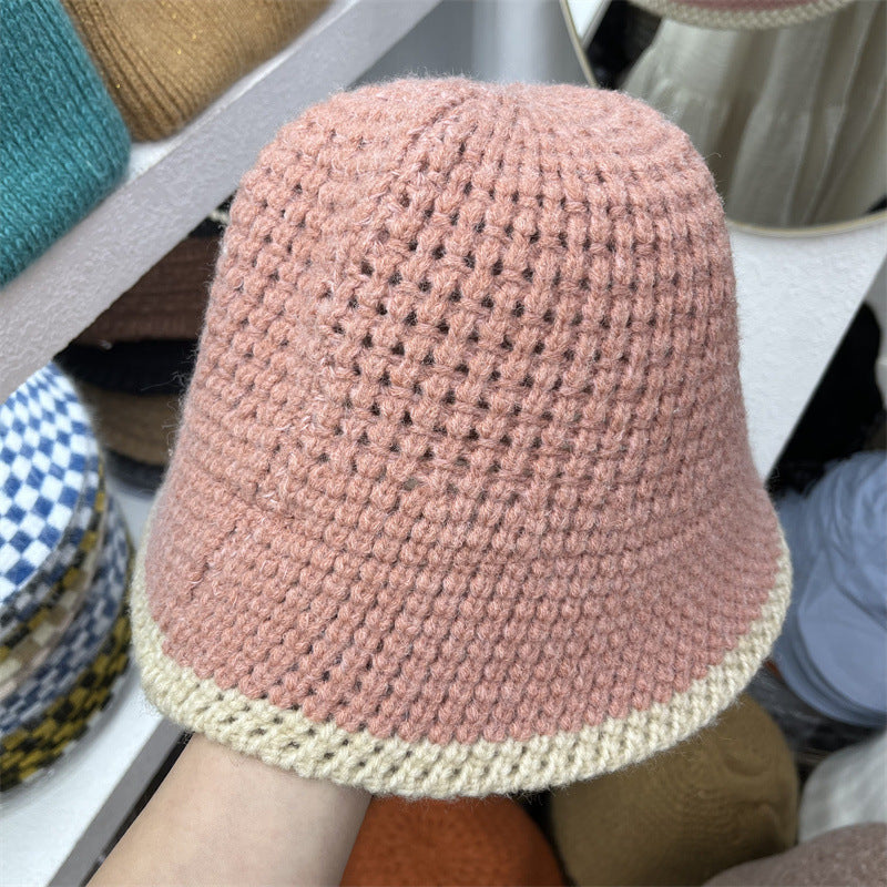Women's Wool Knitting Fisherman's Hat