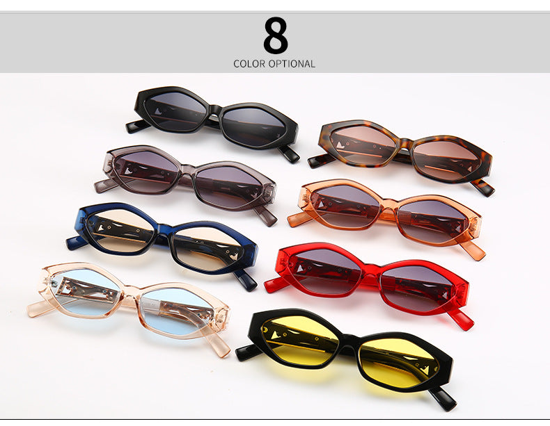 Luxury Oval-Rectangular Sunglasses