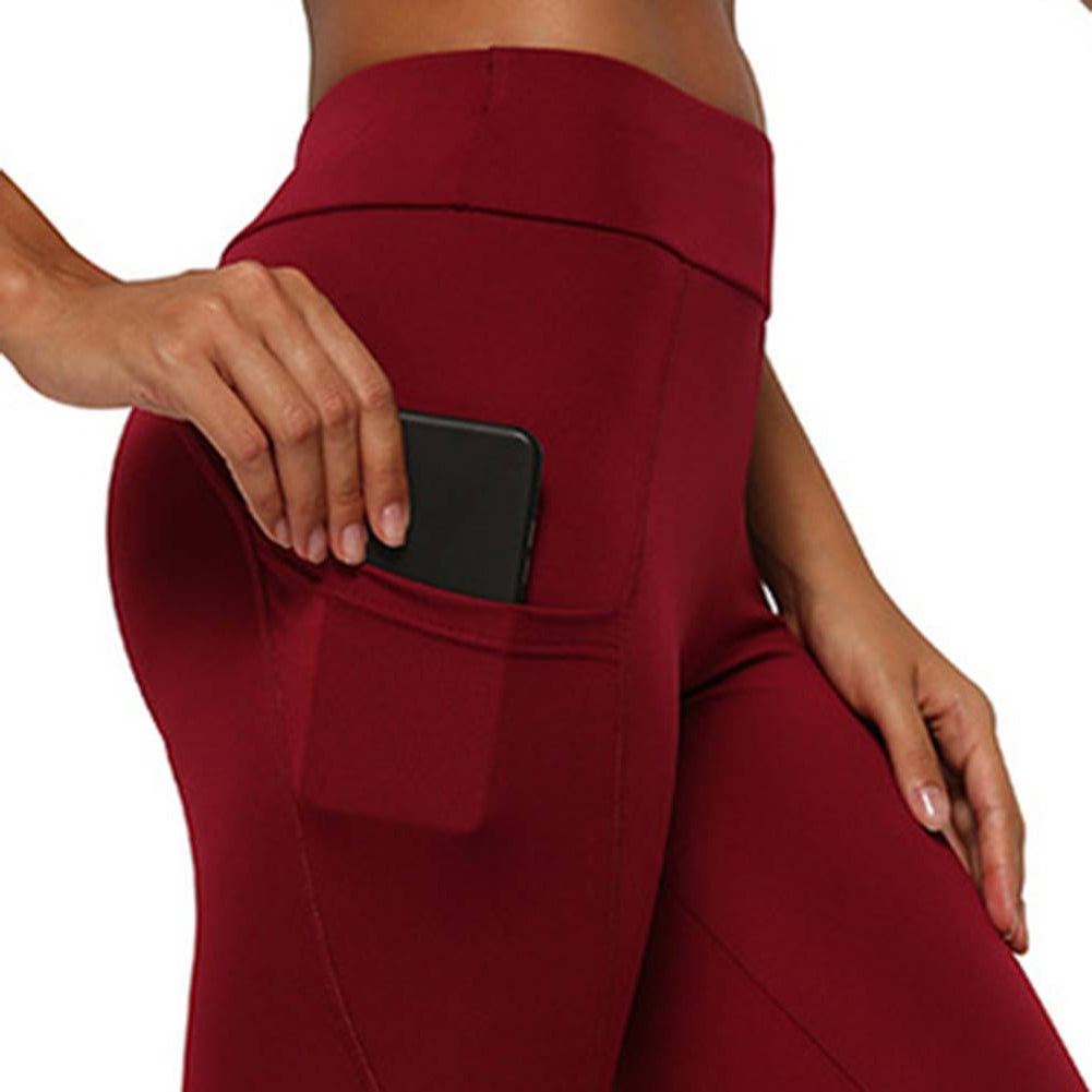 High Waist Leggings - Side Phone Pocket
