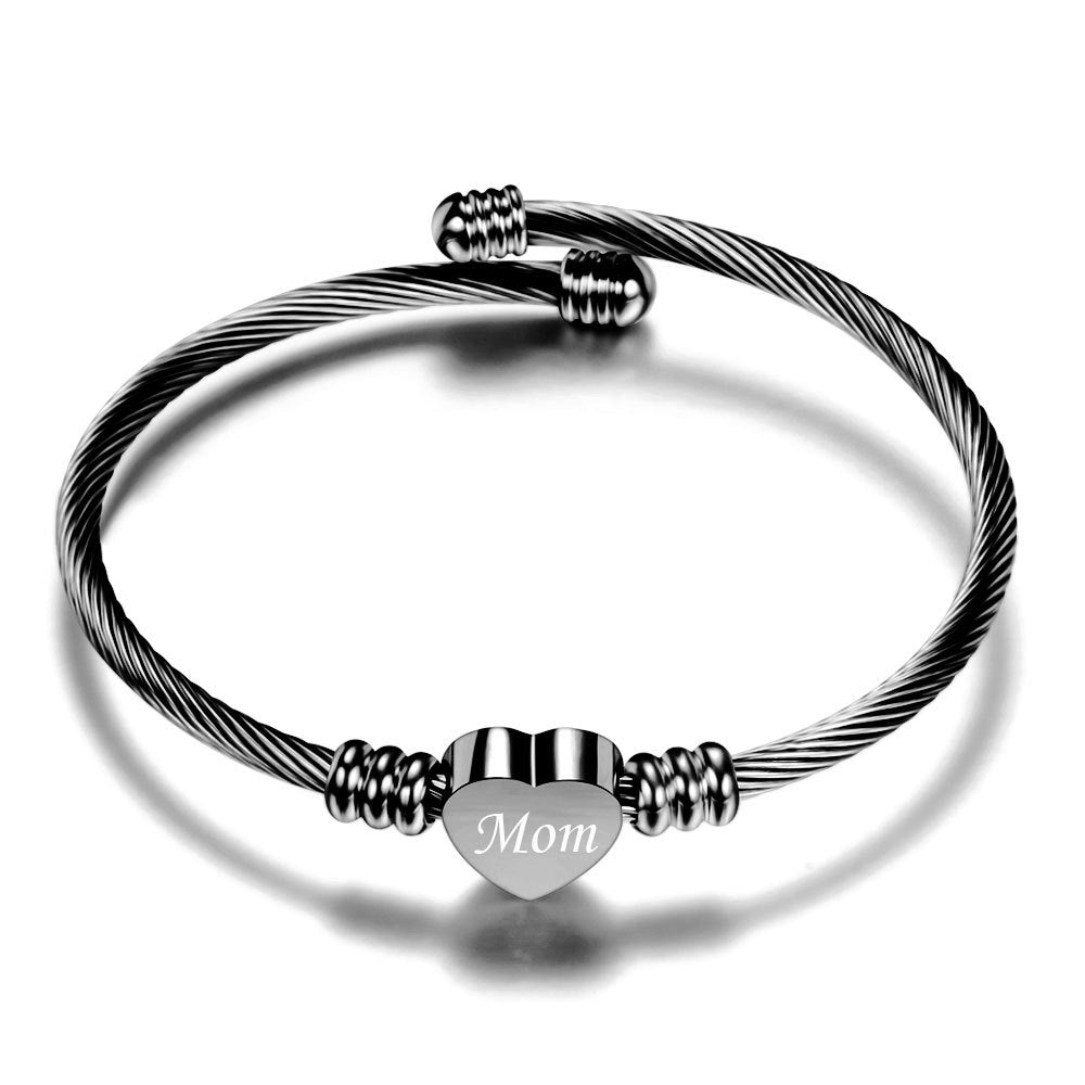 Stainless Steel Braided Bracelets for Mom