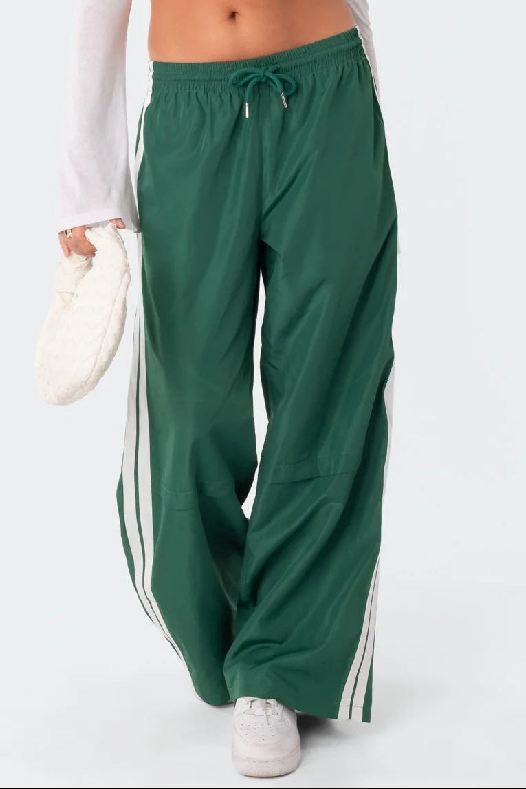 Fauna Color-Block Nylon Track Pants