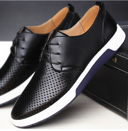 Brogue Leather Casual Shoes