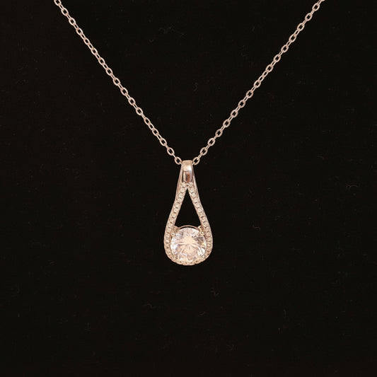 S925 Women's Moissanite Sterling Silver Necklace
