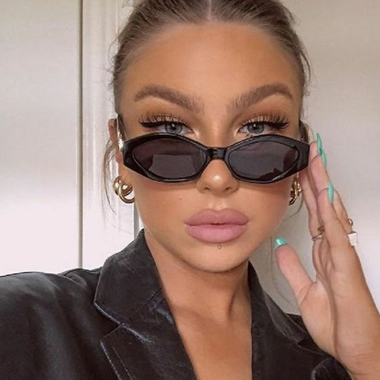 Luxury Oval-Rectangular Sunglasses