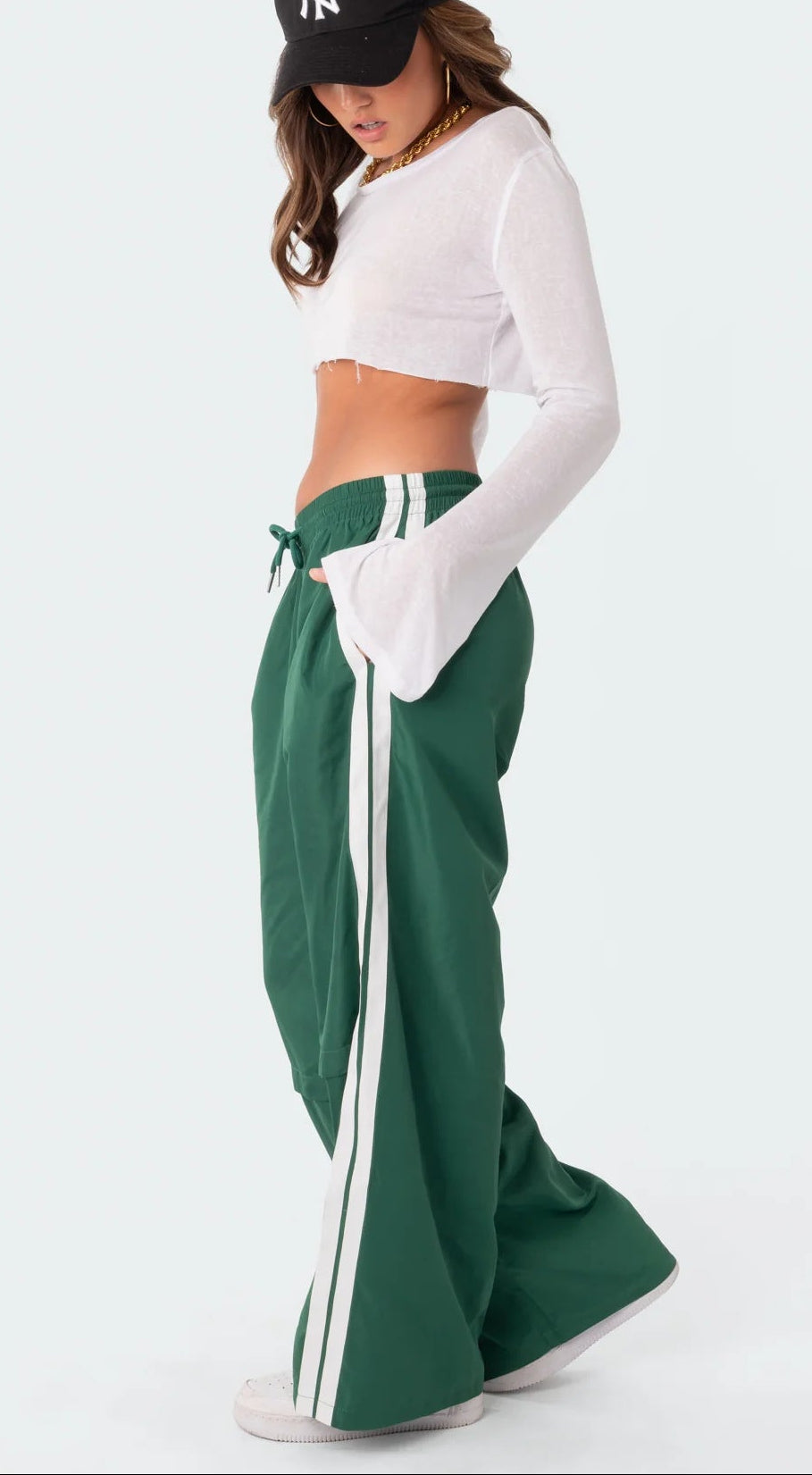 Fauna Color-Block Nylon Track Pants