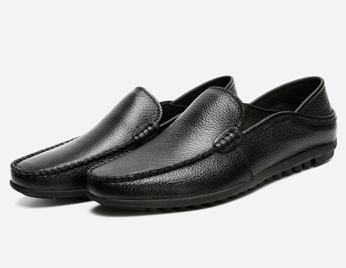 Men's Casual Genuine Leather Slip-On Loafers