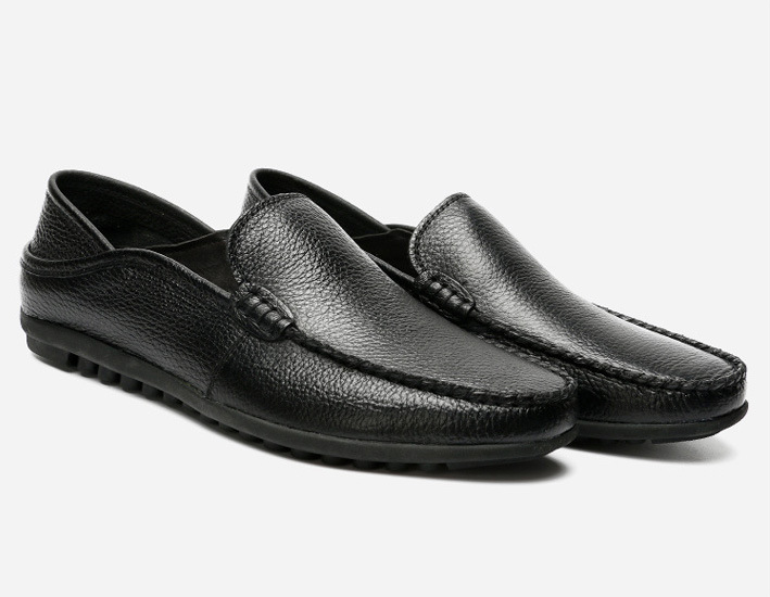 Men's Casual Genuine Leather Slip-On Loafers