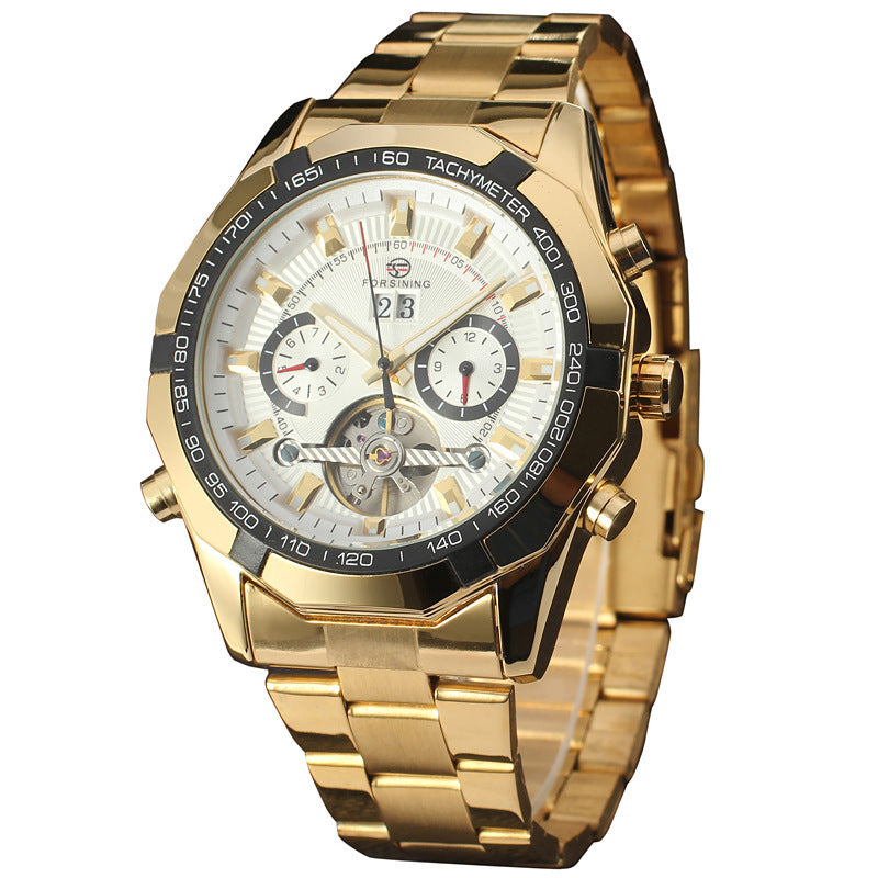 Flywheel Stainless Steel Watch