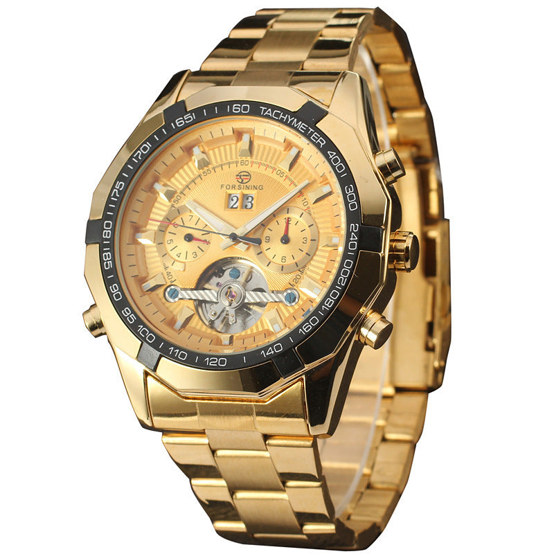 Flywheel Stainless Steel Watch