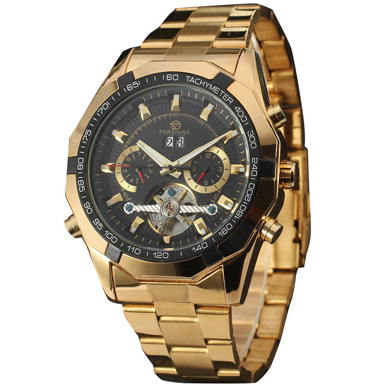 Flywheel Stainless Steel Watch