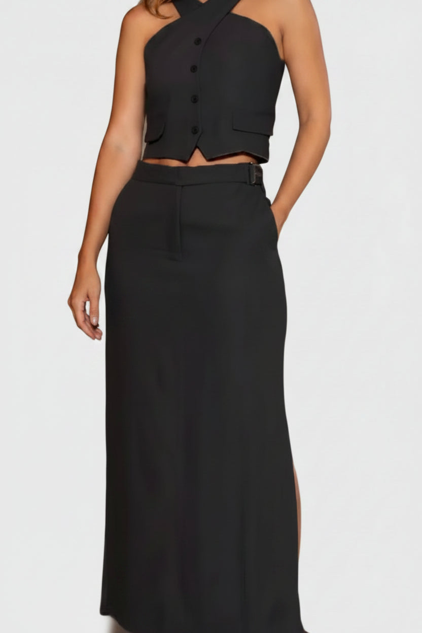 Mantova Blouse & Long Skirt Set (2 Pc)