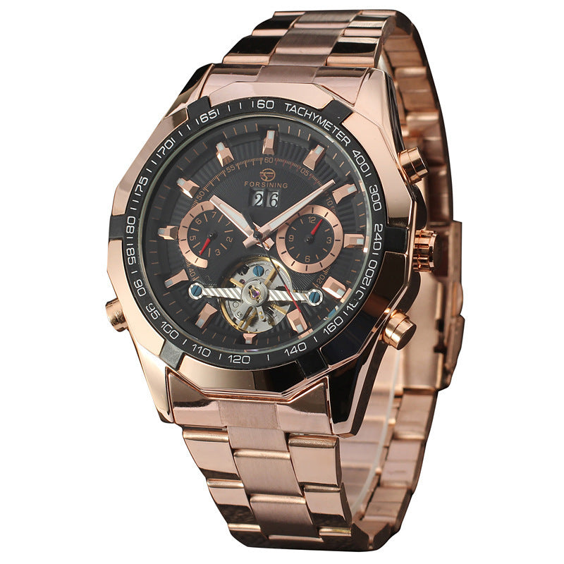 Flywheel Stainless Steel Watch