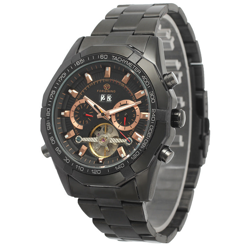 Flywheel Stainless Steel Watch
