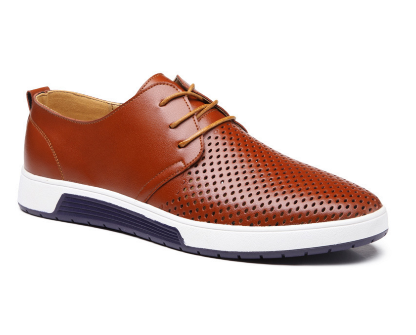 Brogue Leather Casual Shoes