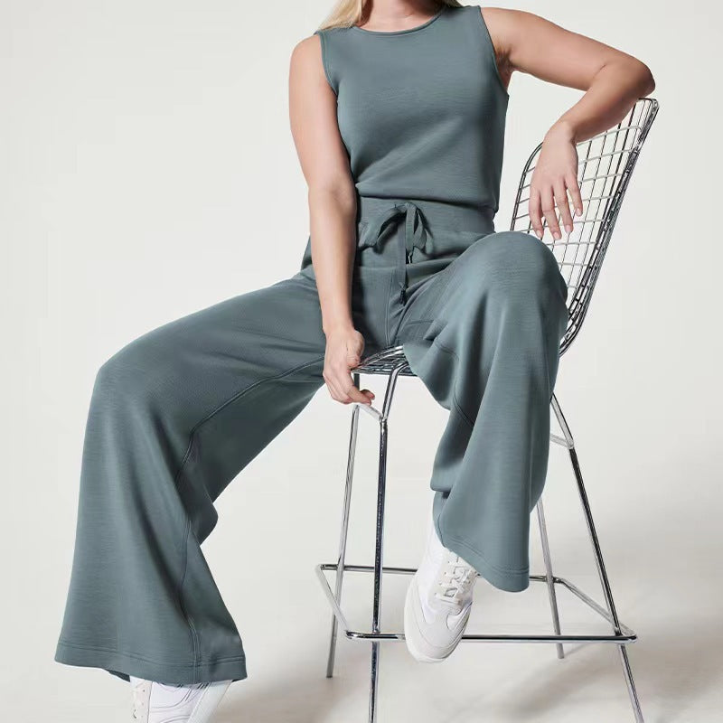 Women's Fashion Solid-Color Jumpsuit