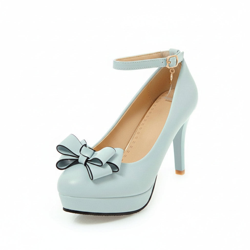Sweet Bow Women's Platform Heels