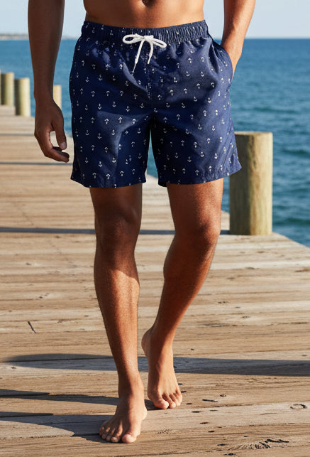 Men's Nautical Swim Pants