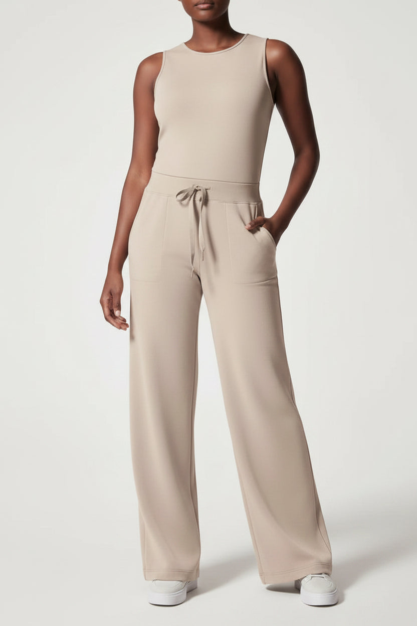 Women's Fashion Solid-Color Jumpsuit