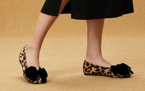 Women's Flat Loafers with Bow