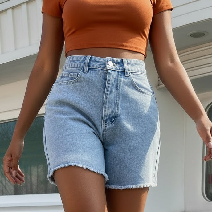 New Loose Casual Women's Denim Shorts