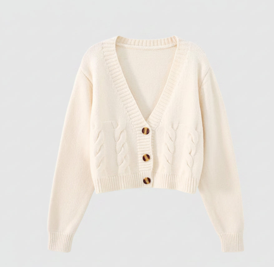 Lucyever Women's Short Cardigan Sweater