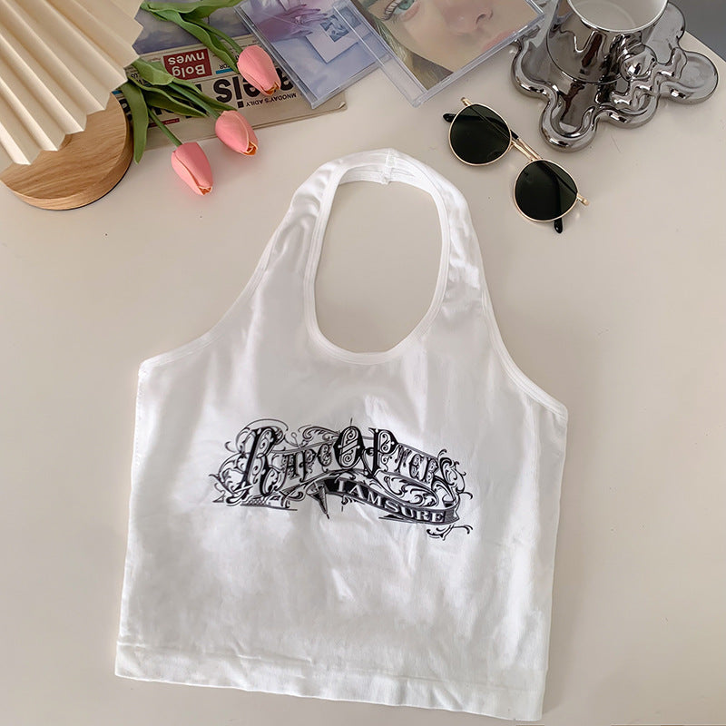 Niche Design Printed Halter Top