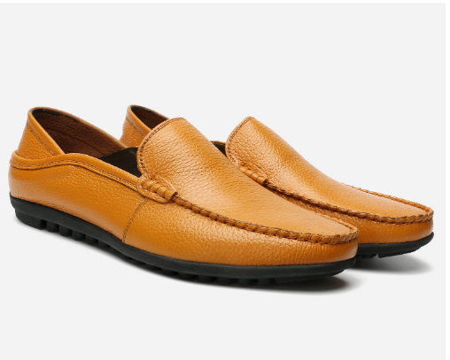 Men's Casual Genuine Leather Slip-On Loafers