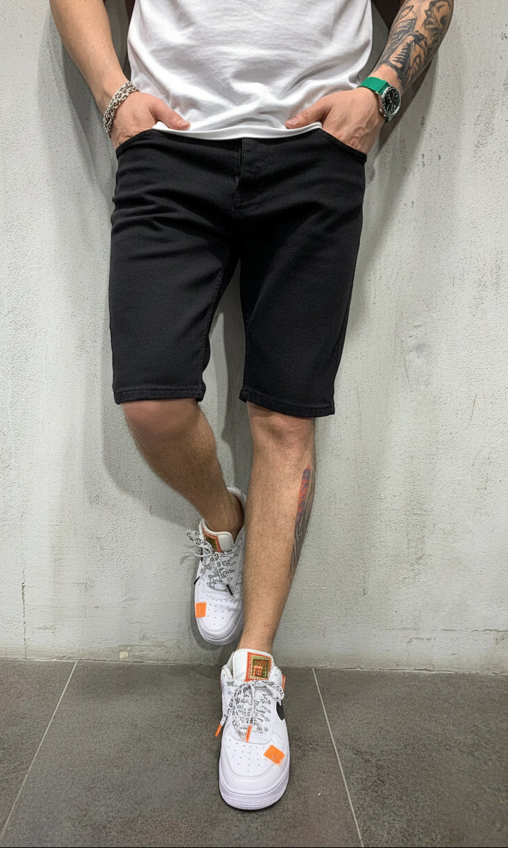 Men's Ripped Denim Shorts - New Style