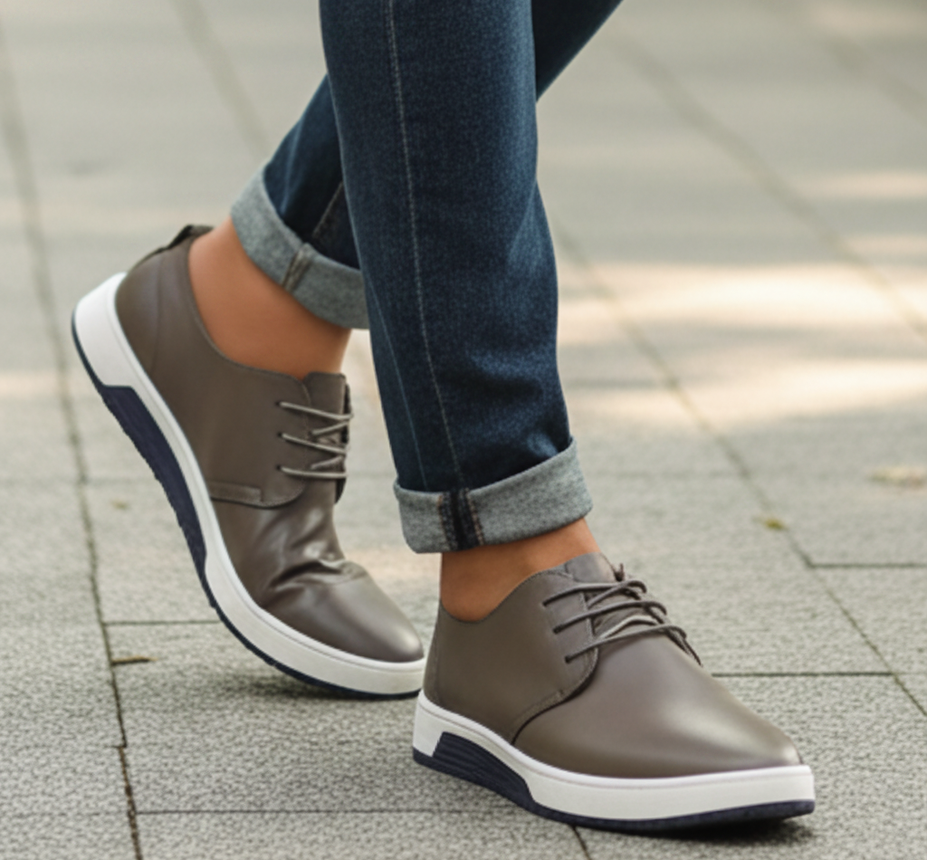 Brogue Leather Casual Shoes