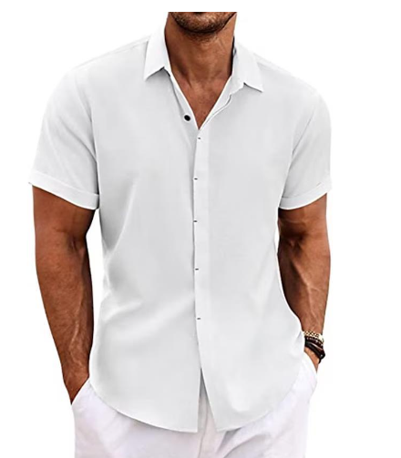 OLIVER™ Men's Cotton Linen Short-Sleeve