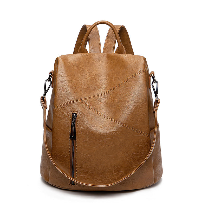 Women's Soft Leather Anti-Theft Backpack