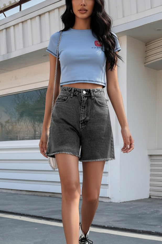 New Loose Casual Women's Denim Shorts