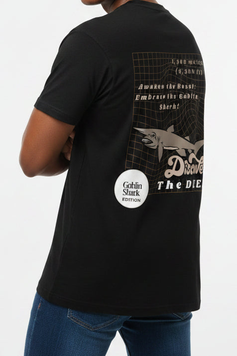 Discover the Deep - Goblin Shark Pocket T-shirt