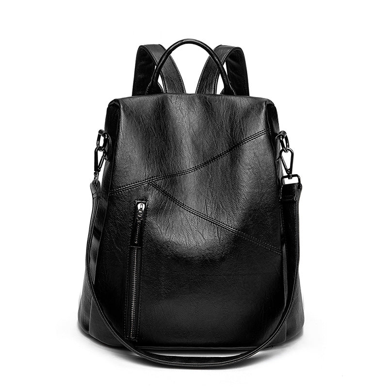 Women's Soft Leather Anti-Theft Backpack