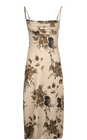 WOLFF Floral Pattern Maxi Dress
