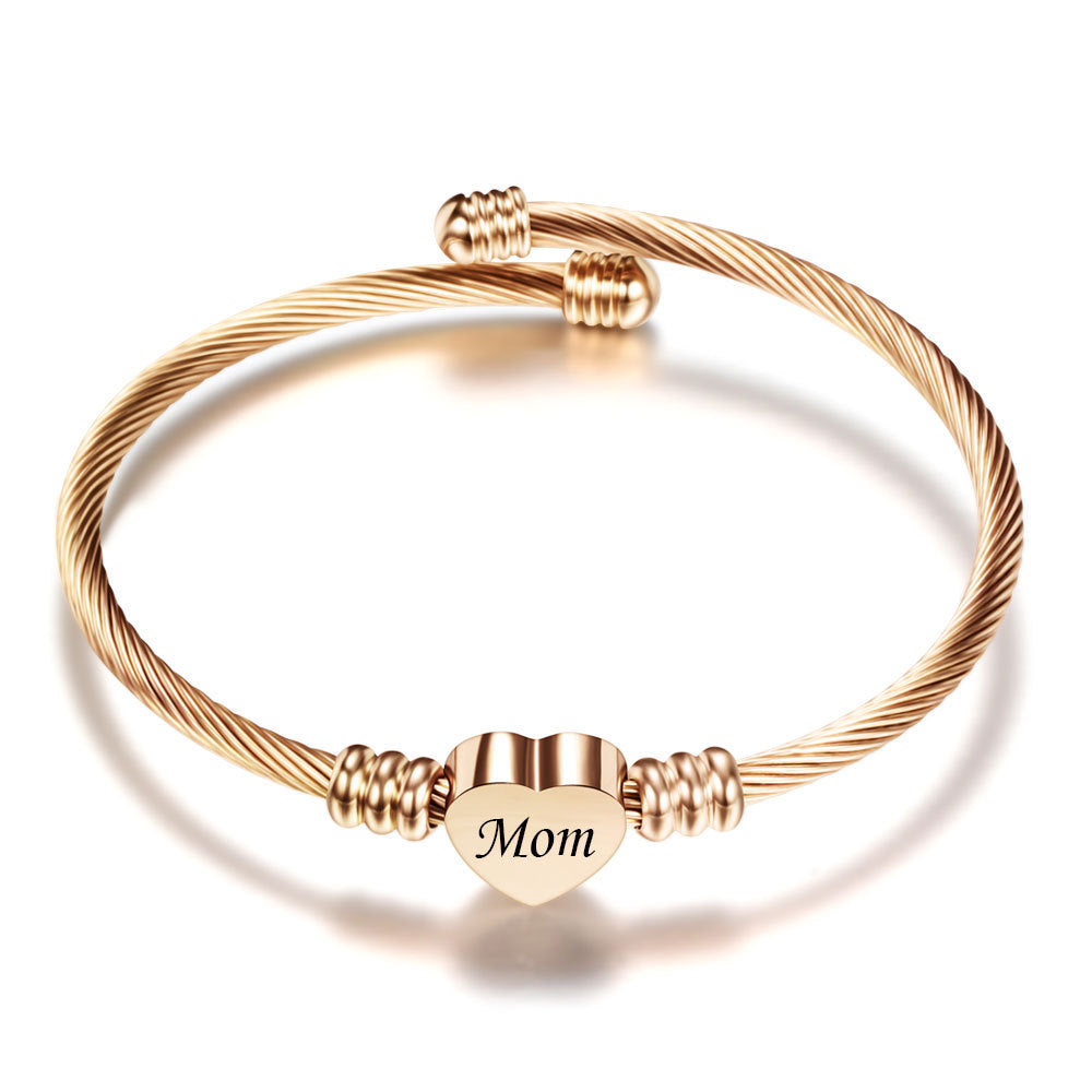 Stainless Steel Braided Bracelets for Mom
