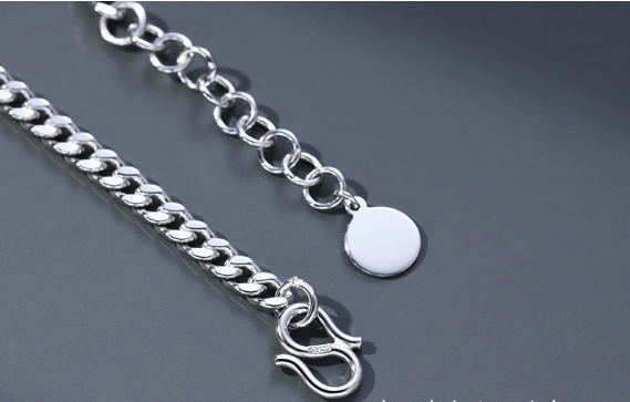 Vintage Men's Thai Silver Bracelet