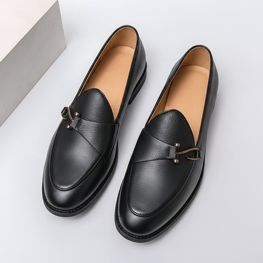 Men's Casual Soft Leather Slip-On Loafers