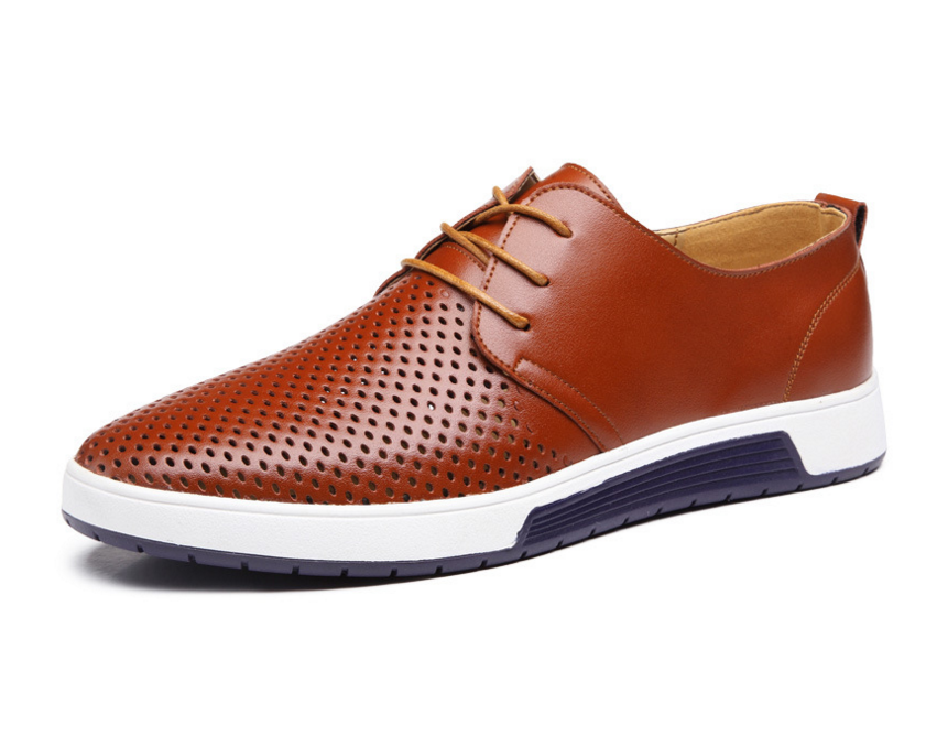 Brogue Leather Casual Shoes