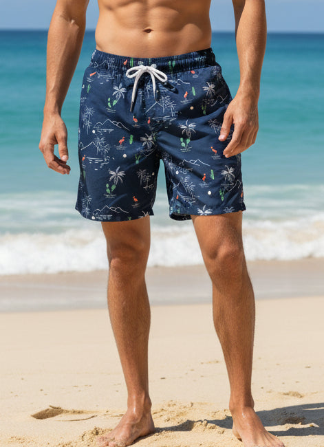 Men's Nautical Swim Pants