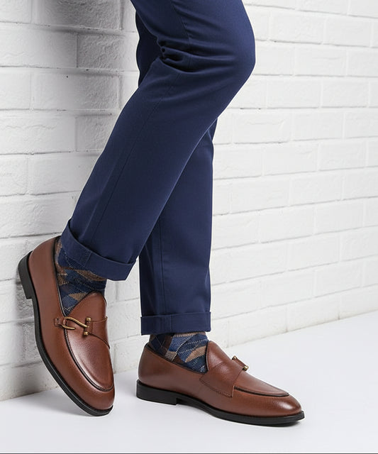 Men's Casual Soft Leather Slip-On Loafers
