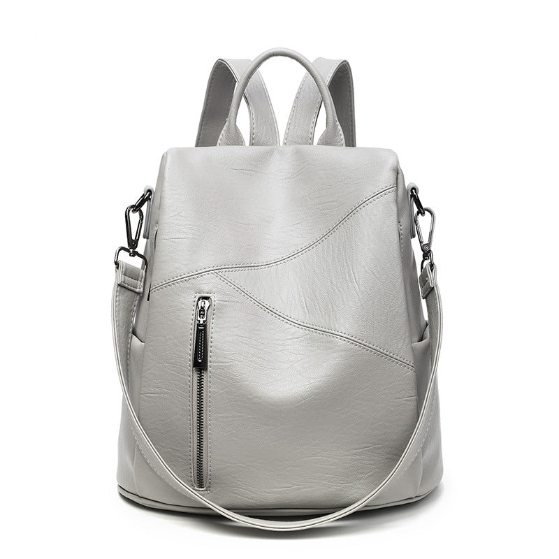Women's Soft Leather Anti-Theft Backpack